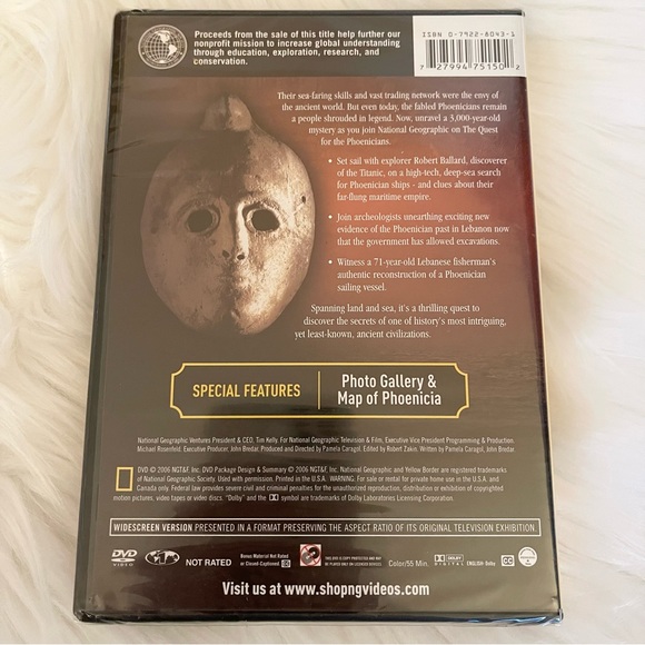 NWT Quest For The Phoenicians DVD, National Geographic - Picture 2 of 2